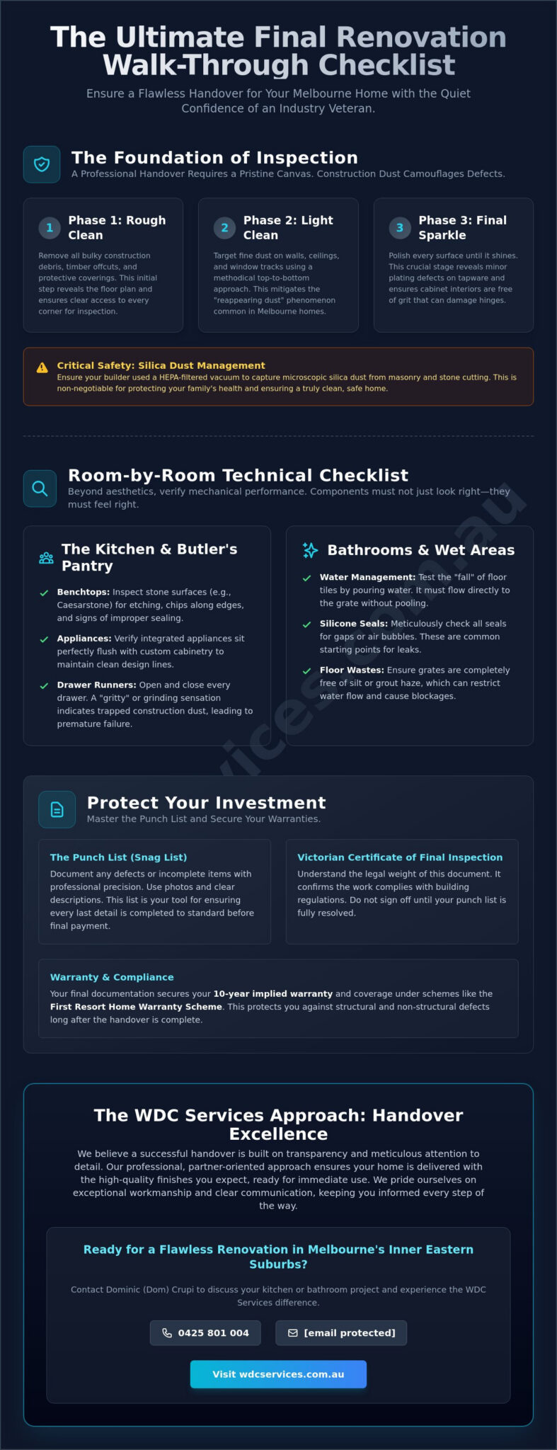 Final Renovation Walk-Through Checklist: The 2026 Melbourne Homeowner’s Guide