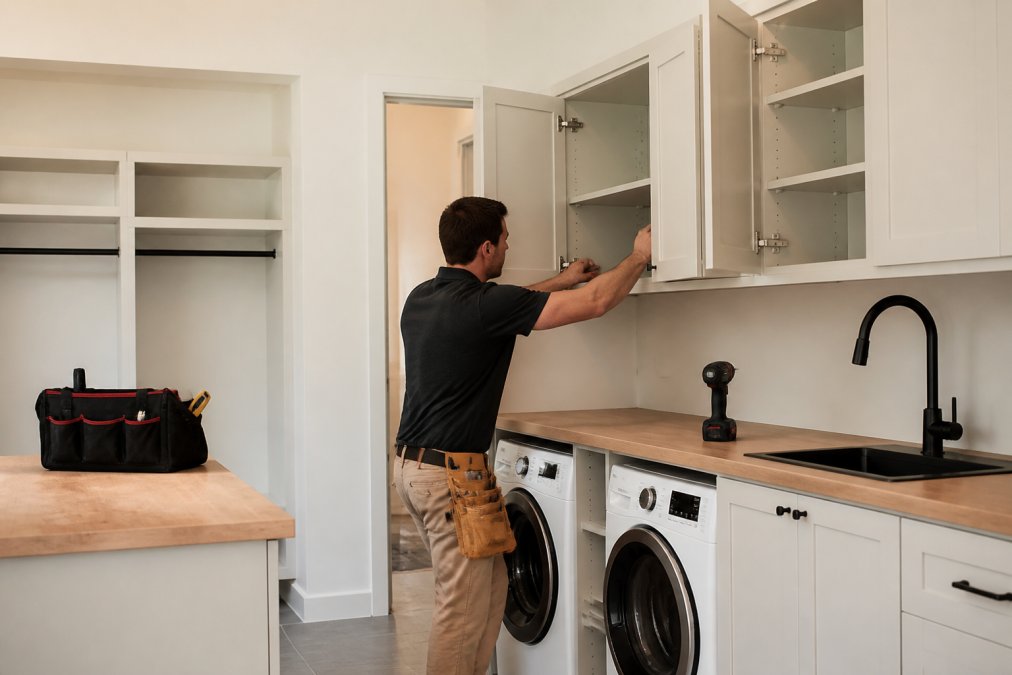 Custom Laundry Cabinetry Installation: A 2026 Guide