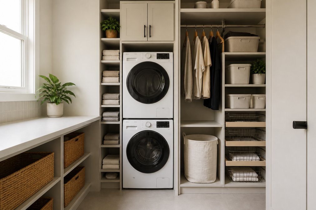 Small Laundry Room Storage Design Ideas for 2026